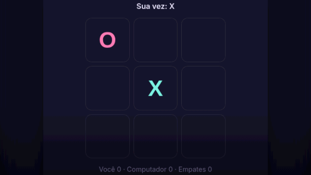 Capa de Jogo da velha